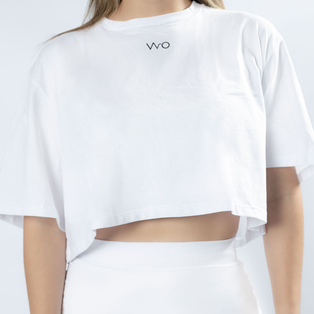 WO Body Apparel - The Oversize Crop T-Shirt - Your Versatile Workout Essential